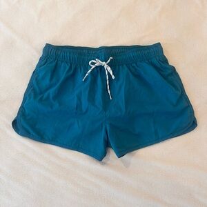 H&M Blue Swim Trunks Quick-Dry Elastic Waist